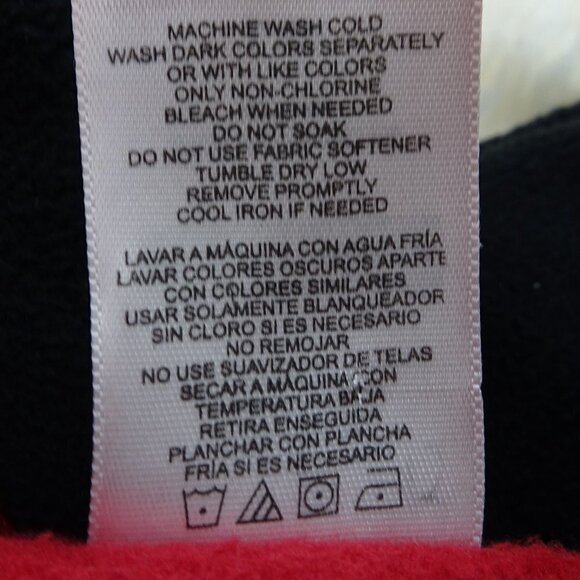 NordicTrack Red/Black Fleece Qtr Zip Large - Picture 6 of 6